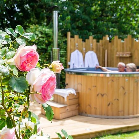 Cabane En Bois Avec Bain Nordique Asnieres-sur-Vegre Екстериор снимка